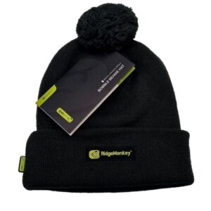 RM APEarel Bobble Beanie Hat BlacK