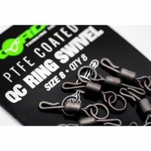 KORDA – PTFE QC RING SWIVEL SIZE 8