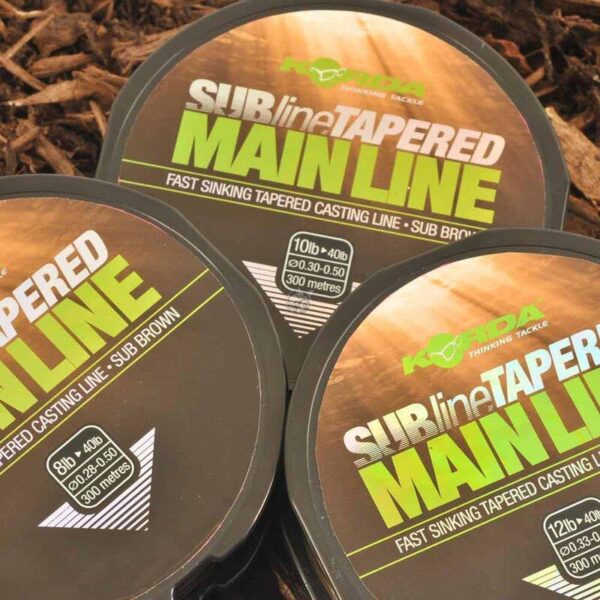 KORDA - Subline Tapered Leader (0.33-0.50mm / Brown)