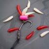 Fox Pop Up Maggots Red E White