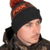 Fox Collection Bobble Hat - Black/Orange