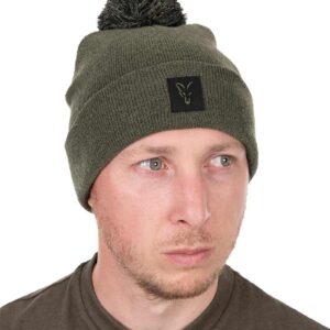 Fox Collection Bobble Hat - Green/Black