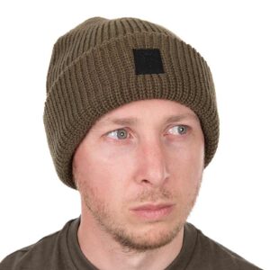 Fox Olive Merino Blend Beanie Hat