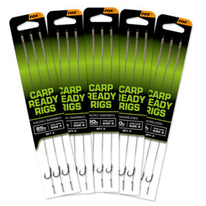 Carp Ready Rigs X3 - Wide Gape Size 4(25lb)