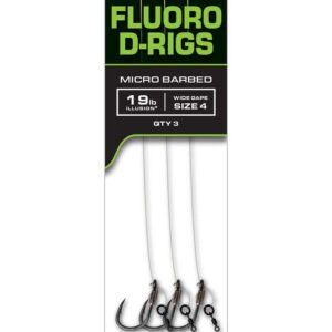 Fox Carp Ready Rigs Fluoro D-Rigs Size 4